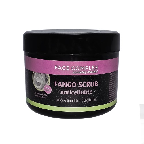 Crema Fango Face Complex Anticellulite Con Argilla Verde E Bava Di Lumaca Azione Lipolitica Esfoliante 500ml - Cod.3785